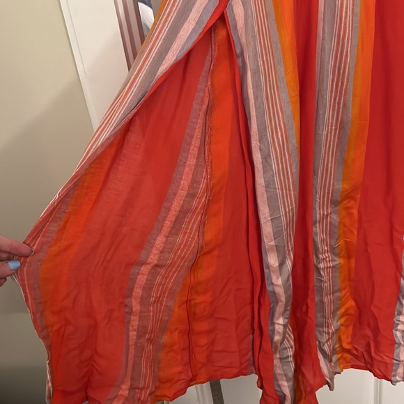 Free People multi stripe maxi with back keyhole, cutest summer dress! - Picture 3 of 7